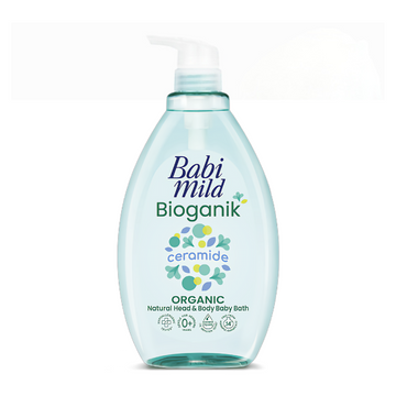 Baby Mild Bioganik Organic Natural Head & Body Baby Bath 800 ml