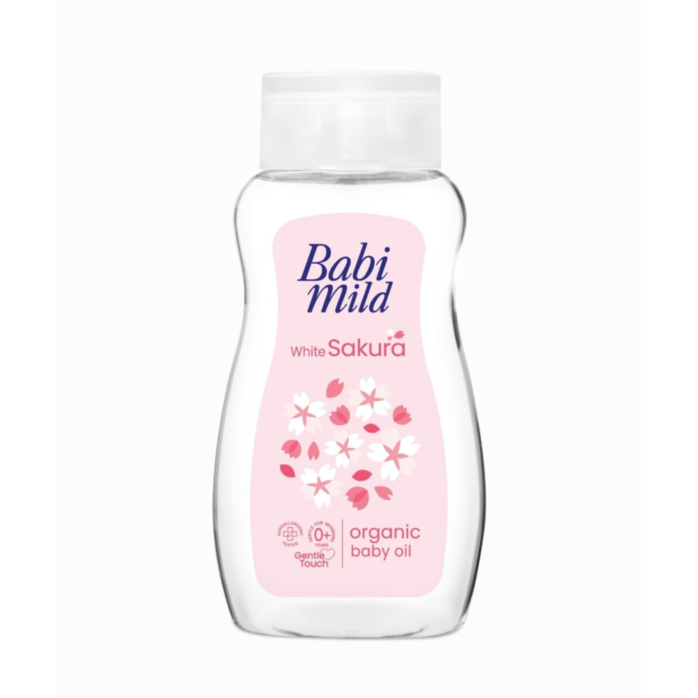 Baby Mild White Sakura Organic Baby Oil 200 ml